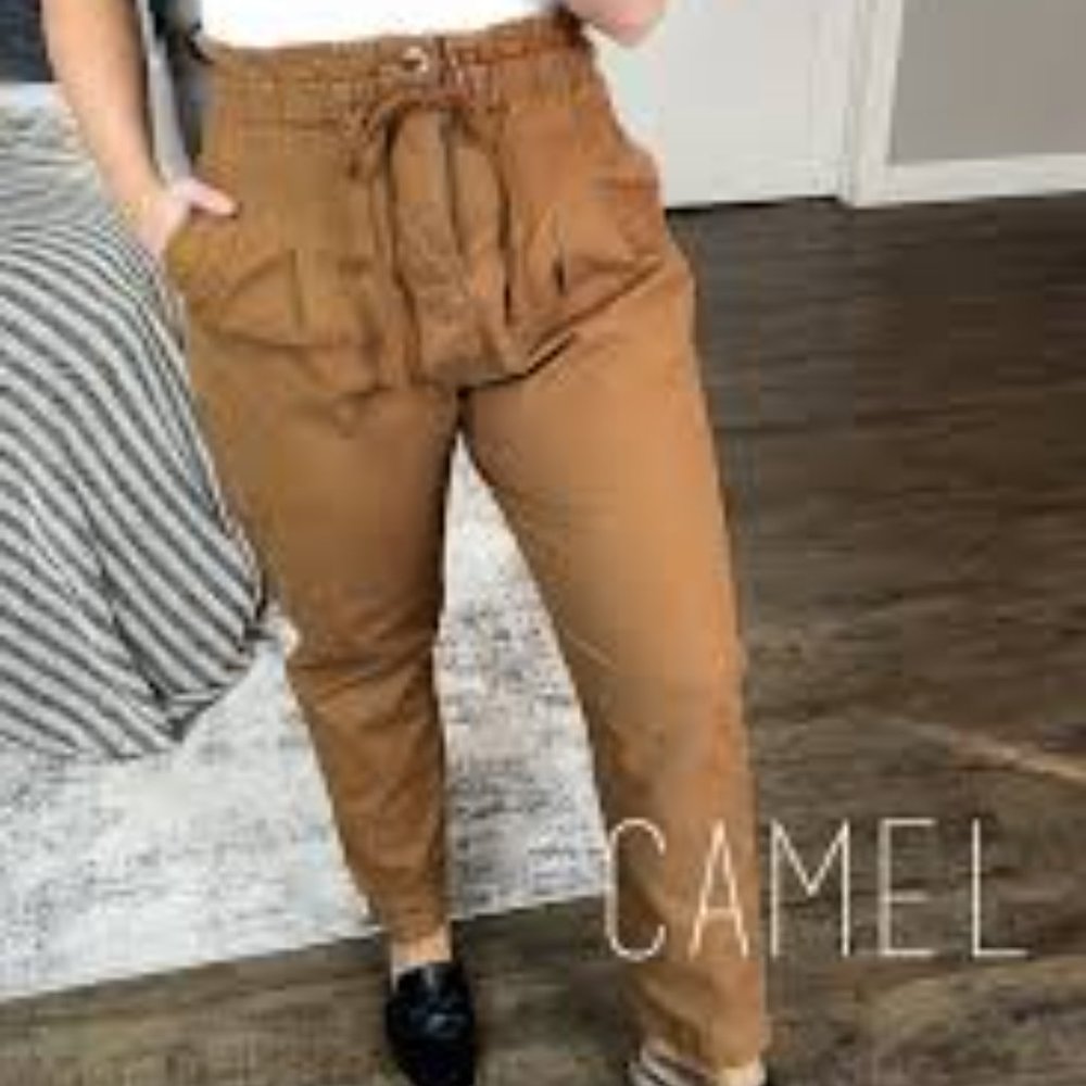 NWT Camel Canvas Pants - Picture 8 of 8